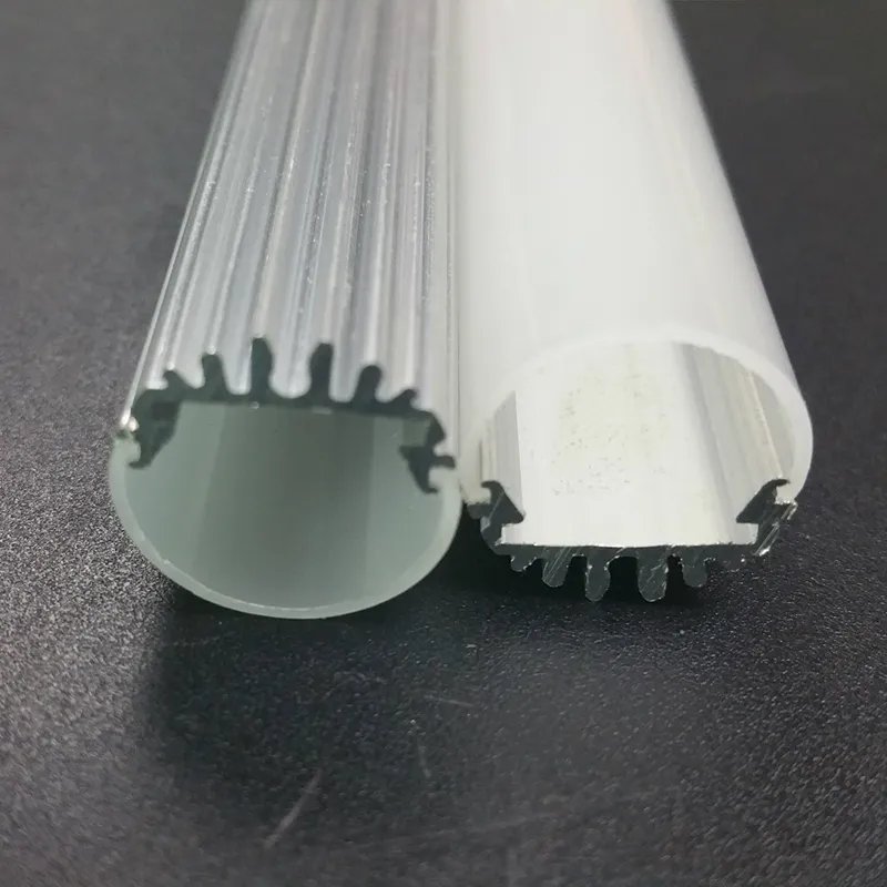 LED bėgių lempos korpusas